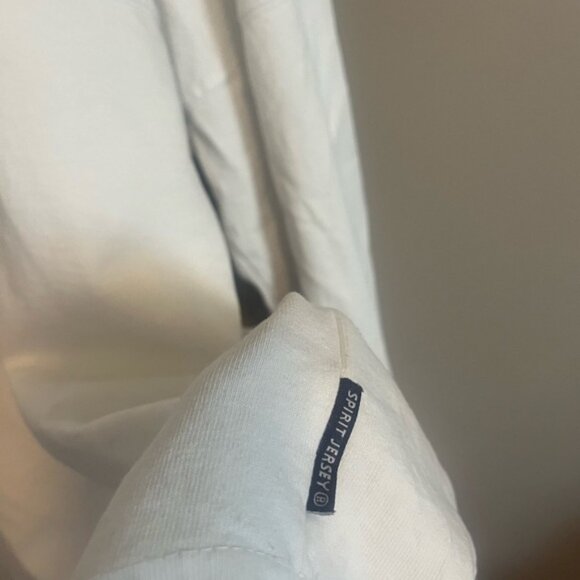 Vintage 90s crisp white Long Sleeve Waikiki Beach Spirit wear spellout XXL - Picture 4 of 5